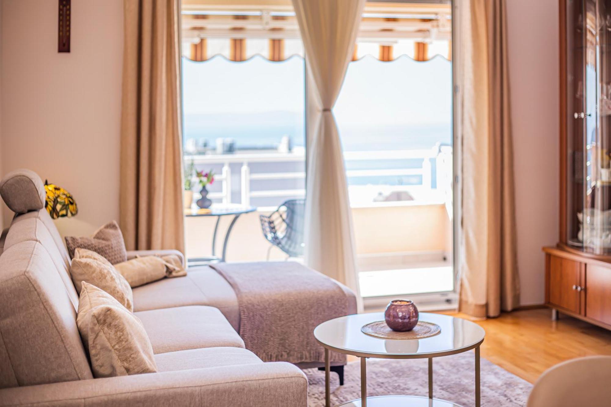 Apartment Anita With Amazing Sea View 마카르스카 외부 사진