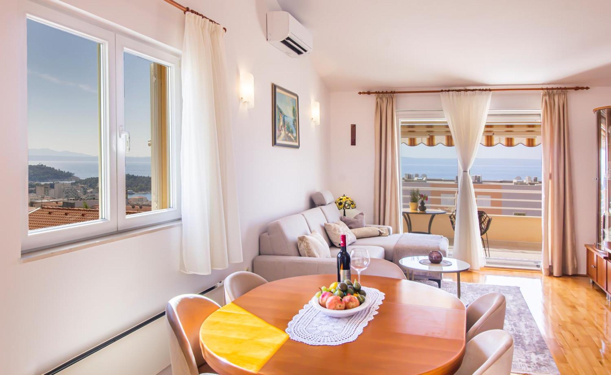 Apartment Anita With Amazing Sea View 마카르스카 외부 사진